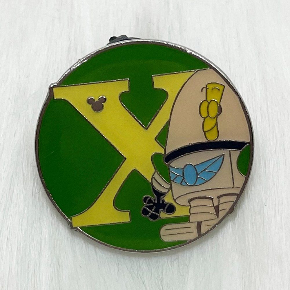 🔮 5/$25 Disney Alphabet X For XR‎ Buzz Lightyear of Star Command Pin
